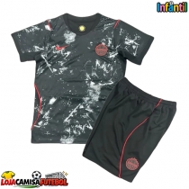 Camisa de Futebol Canadá Equipamento Secundário Infantil Mundo 2026 Manga Curta (+ Calças curtas)